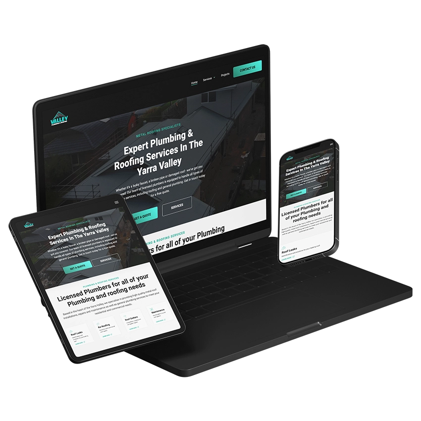 BM Roof Plumbing Website